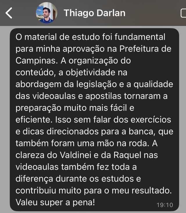 Thiago Darlan Silva Fonseca — 5º Lugar Geral